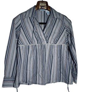 4/$25 Announcements Maternity‎ Blouse Long Sleeve Career Work Waist Tie Sz S